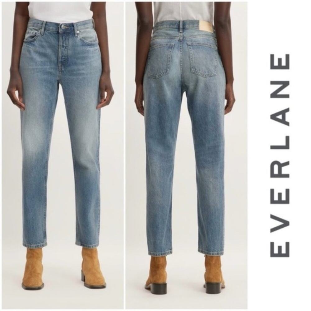 EVERLANE The '90s High Rise Cheeky Jeans in Vintage Mid Blue Size 29x29